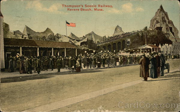 Thompson's Scenic Railway Revere Beach Massachusetts