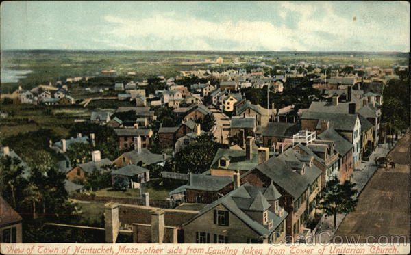 View of the Town of Nantucket, Mass. Massachusetts