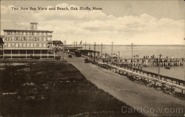 The New Sea View and Beach Oak Bluffs Massachusetts