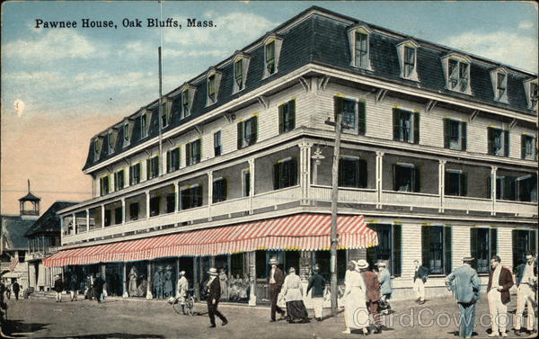 Street View of Pawnee House Oak Bluffs Massachusetts