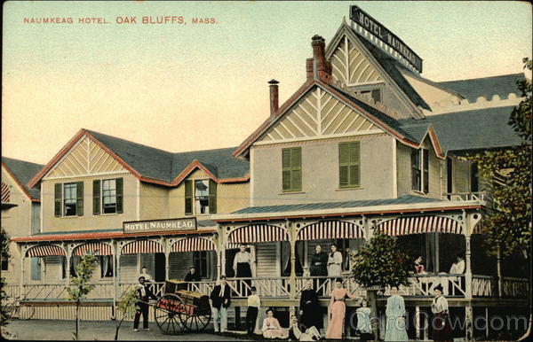 Street View of Naumkeag Hotel Oak Bluffs Massachusetts