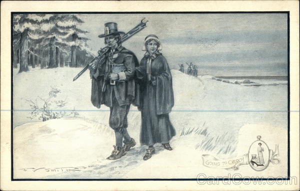 Going To Church - Plymouth National Bank Pilgrims