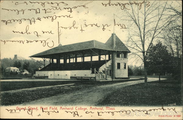 Grand Stand, Pratt Field, Amherst College Massachusetts