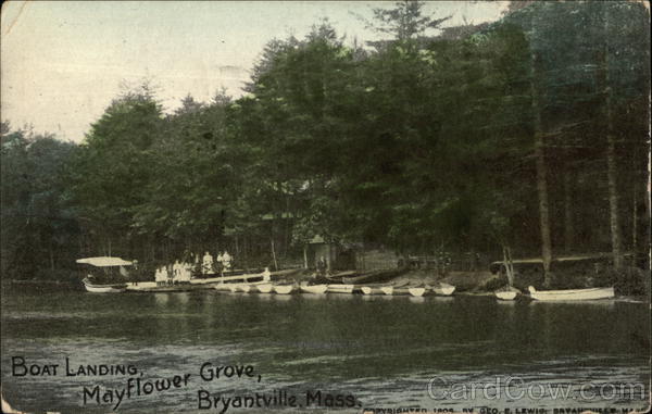 Boat Landing at Mayflower Grove Bryantville Massachusetts