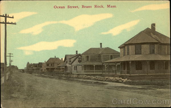 Ocean Street View Brant Rock Massachusetts