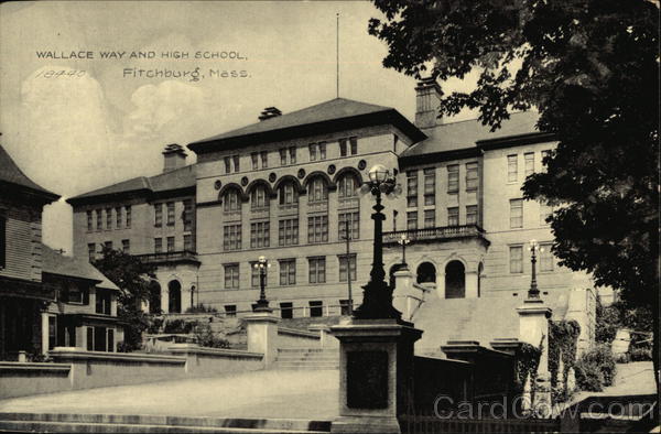 Wallace Way and High School Fitchburg Massachusetts