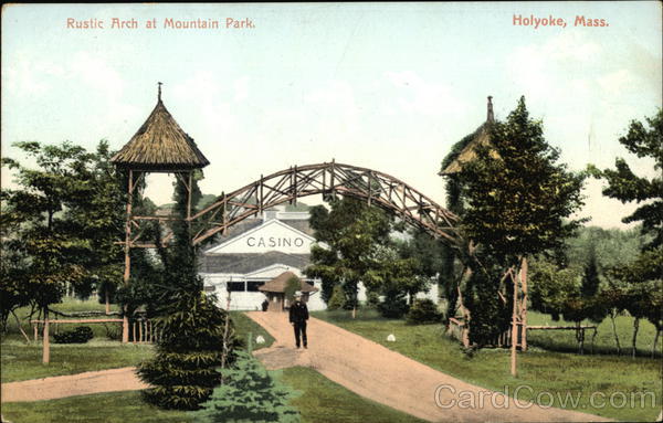 Rustic Arch at Mountain Park Holyoke Massachusetts