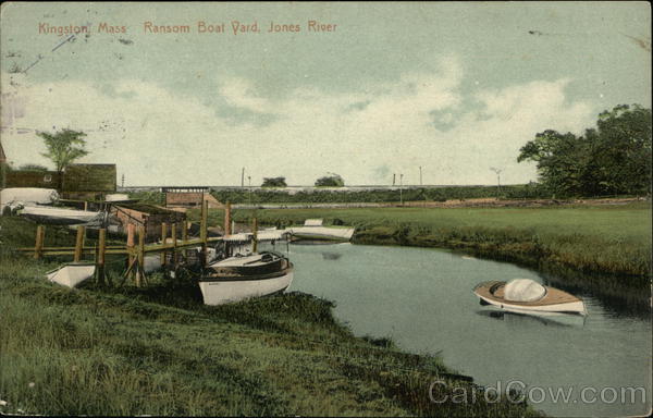 Ransom Boat Yard, Jones River Kingston Massachusetts