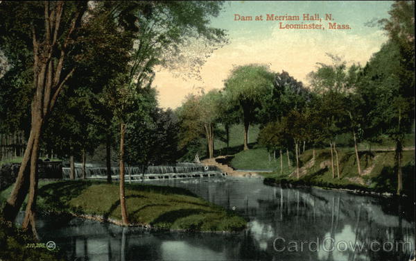 Dam at Merriam Hall, N. Leominster Massachusetts