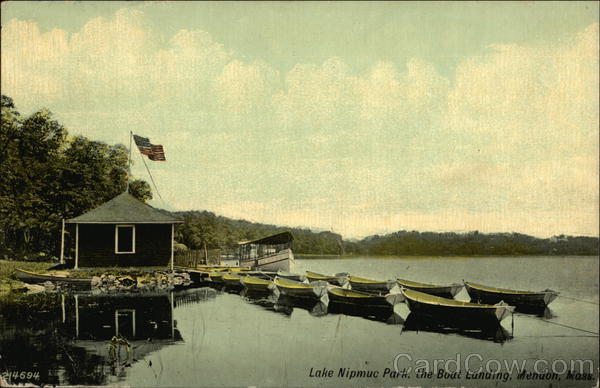 Lake Nipmuc Park, The Boat Landing Mendon Massachusetts