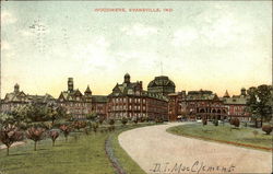 Woodmere Evansville, IN Postcard Postcard Postcard