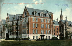 Main Building of St Mary's Academy South Bend, IN Postcard Postcard Postcard