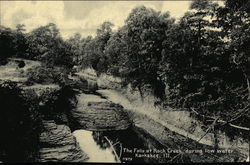The Falls at Rock Creek During Low Water Postcard