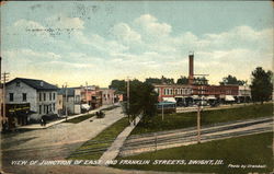 View of Junction of East and Franklin Streets Postcard