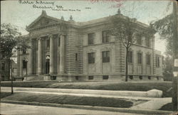 Public Library Postcard