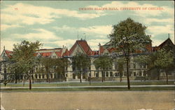 Emmons Blaine Hall, University of Chicago Illinois Postcard Postcard Postcard