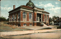 Public Library Postcard