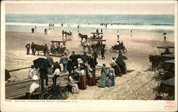 Bathing Hour on the Beach Seabreeze, FL Postcard Postcard Postcard