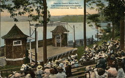 Open Air Theatre, Beacon Park, Lake Chargoggagoggmanchaugagoggchaubunagungamaugg Postcard