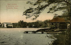 Boat Landing at Chauncey Lake Postcard