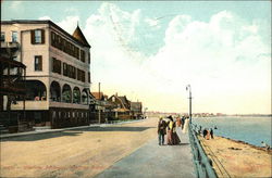 Winthrop Boulevard, Winthrop Beach Postcard