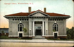 Carnegie Library Winston-Salem, NC Postcard Postcard Postcard