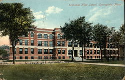 Technical High School Springfield, MA Postcard Postcard Postcard