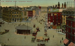 Haymarket Square Boston, MA Postcard Postcard Postcard