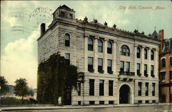 Street View of City Hall Postcard