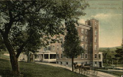 Rear of "Fieldmore Hotel", Springs Postcard