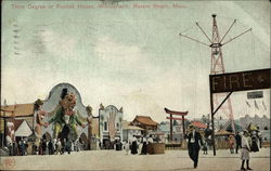 Third Degree or Foolish House, Wonderland, Revere Beach Massachusetts Postcard Postcard Postcard