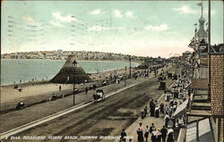 Boulevard, Revere Beach, Showing Beachmont Massachusetts Postcard Postcard Postcard