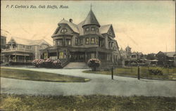 P. F. Corbin's Residence Oak Bluffs, MA Postcard Postcard Postcard