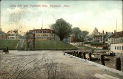 Coles Hill and Plymouth Rock Postcard