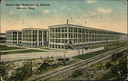 United Shoe Machinery Co. Factory Beverly, MA Postcard Postcard Postcard