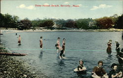 Dane Street Beach Beverly, MA Postcard Postcard Postcard