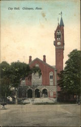 City Hall Chicopee, MA Postcard Postcard Postcard