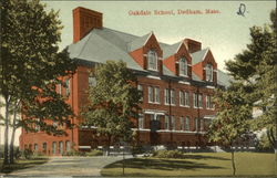 Oakdale School Dedham, MA Postcard Postcard 