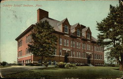 Oakdale School Dedham, MA Postcard Postcard Postcard