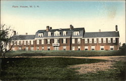 Farm House, M. I. A. Postcard