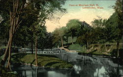 Dam at Merriam Hall, N. Postcard