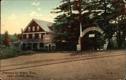 Entrance to Willow Dale Lowell, MA Postcard Postcard Postcard