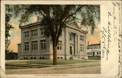 Public Library Middleboro, MA Postcard Postcard Postcard