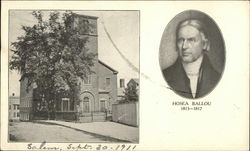 Universalist Church and Hosea Ballou, 1815-1817 Postcard