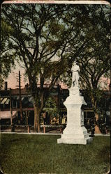 Soldiers Monument Taunton, MA Postcard Postcard Postcard