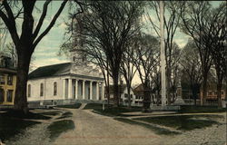 Common and Congregational Church Postcard