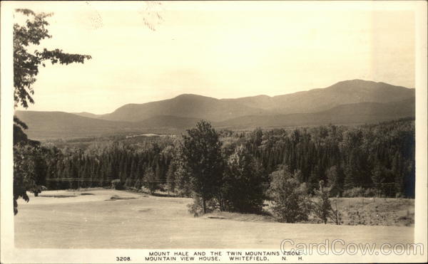 Mount Hale and the Twin Mountains from Mountain View House Whitefield New Hampshire