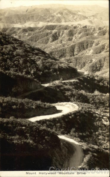 Mt. Hollywood Drive California