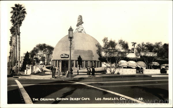 The Original Brown Derby Cafe Los Angeles California
