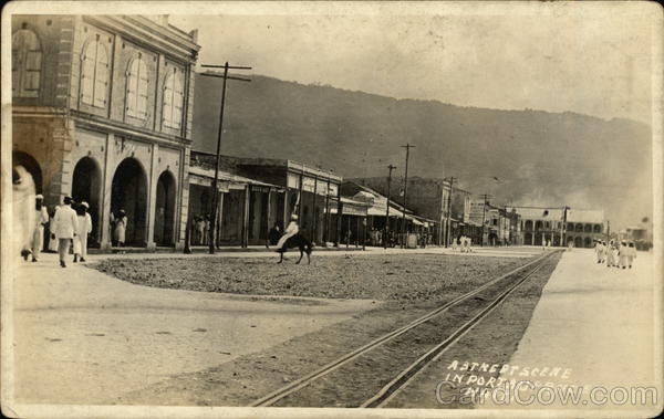 Street Scene Port-au-Prince Haiti Caribbean Islands